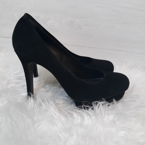 Tory Burch Shoes - Tory Burch suede platform pumps heels sz 7M